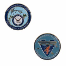 Navy Pacific Missile Range Barking Sand Kauai Hawaii 1.75&quot; Challenge Coin - £27.79 GBP