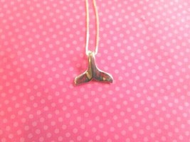 Mermaid tail sterling silver pendant - $14.11