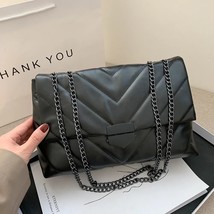 2021 ins fashion women v line crossbody bag sac a main female flap shoulder bags chain thumb200