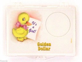 Sacagawea It&#39;s A Girl - Duck 2X3, Snap Lock Coin Holder, 3 pack - £7.21 GBP