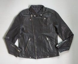 ALLSAINTS Lomi Biker Women&#39;s Leather jacket Free Shipping FTP/9007 - $494.01