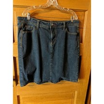 Wrangler Vintage Blue Jean Skirt Size L Large  Denim Pencil Womens - £15.97 GBP