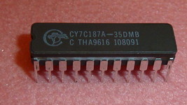 NEW 1PC CYP CY7C187A-35DMB Integrated circuit Static RAM 22-Pin Ceramic ... - £137.66 GBP