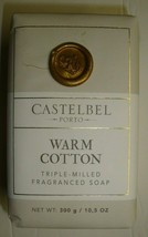 Castelbel Made in Portugal 10.5oz/300g Triple-Milled Bath Bar Soap Warm Cotton - £10.11 GBP