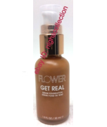 ( 1 ) FlowerBeauty Get Real Serum Foundation CARAMEL M5 1 oz BRAND NEW - $235.04 MXN