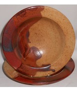 Set (2) Nichols STUDIO POTTERY Stoneware Serving Bowls SEAGROVE, NORTH C... - £38.93 GBP