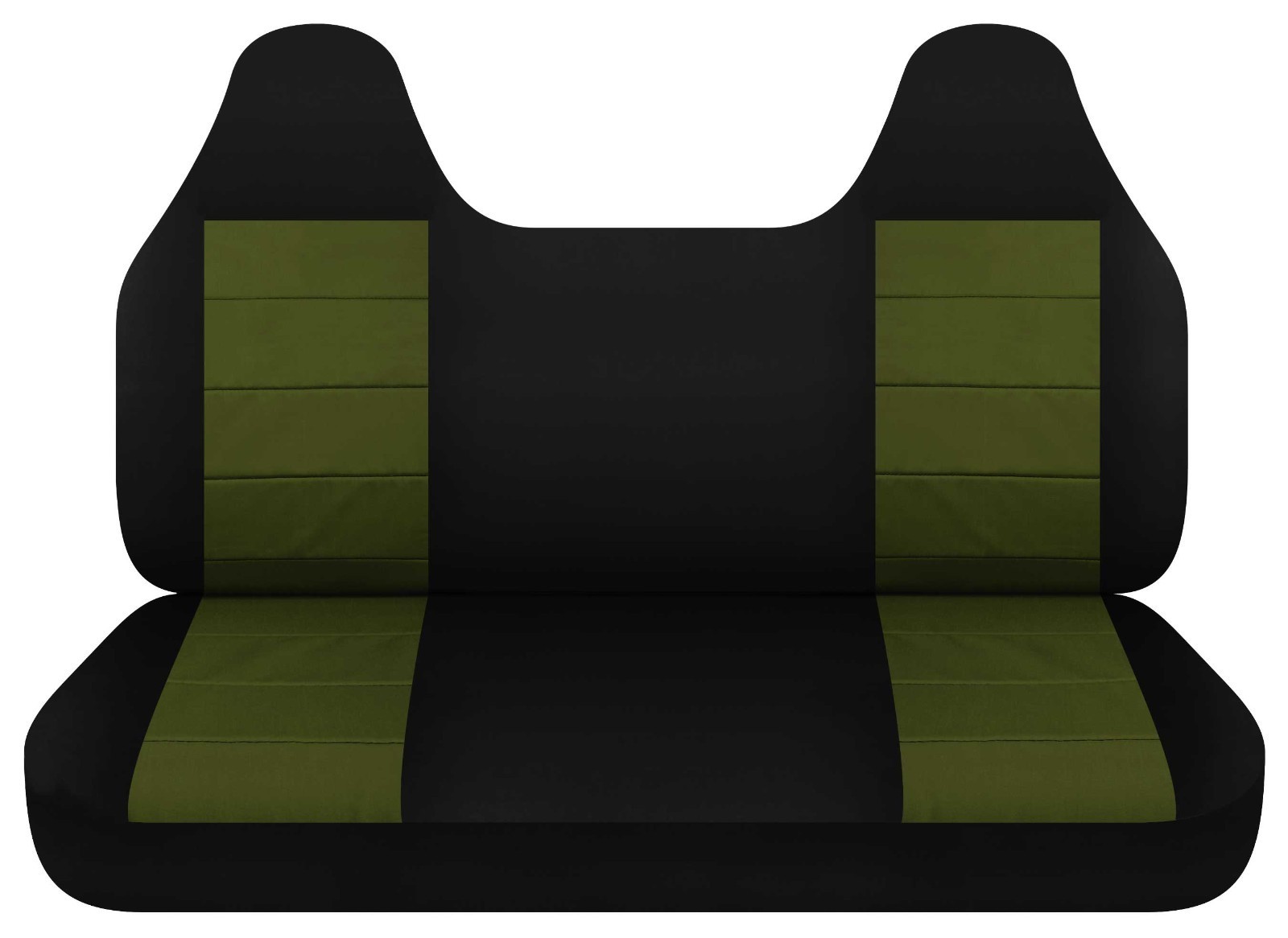 Front bench seat covers fits 1999 to 2010 Ford F450 Super Duty truck two tone Item image 13