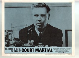 Court Martial-Karlheinz Böhm-11x14-Color-Lobby Card-War - £23.72 GBP