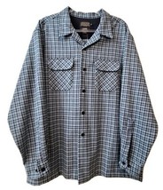 Pendleton Board Shirt Umatilla Loop NWT Wool Lt Blue Navy Green Plaid Me... - $180.05 CAD