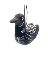 Common Loon Bird Fair Trade Nicaragua Balsa Handcrafted Wooden Ornament - £12.60 GBP