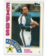 1984 Topps Gary Carter All Star Baseball Card #393 EX-NM Expos NL Vintag... - £1.95 GBP