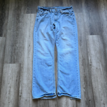 X2 Jeans Mens 34x31 Straight Leg Distressed Y2K Skater Grunge Light Wash... - $24.94