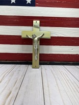 Vintage Metal Wall Cross Crucifix Wall Inri Jesus Christ Ornate - Victor 030 - £16.59 GBP
