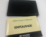 2008 Hyundai Entourage Owners Manual Handbook with Case OEM M03B51055 - $14.84