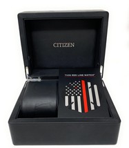 Citizen Thin Red Line Watch Matte Black Storage/Display Box Fits One - 6... - $462.67 MXN
