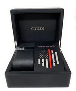 Citizen Thin Red Line Watch Matte Black Storage/Display Box Fits One - 6... - $462.67 MXN