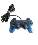 Playstation 2 PS2 Dualshock Clear Blue OEM Controller - Tested Working - $339.13 MXN