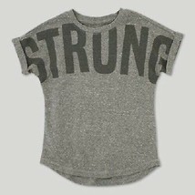 Afton Street &quot;Strong&quot; T-Shirt, Trend Cuffed Sleeve Tee Heather Gray 12M ... - $6.99