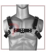 Men&#39;s Male Cow Leather Body Chest Bodysuit Harness Belt Night Clubwear C... - €31,80 EUR