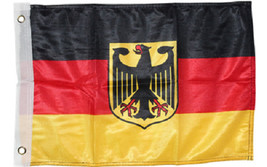 12X18 12&#39;&#39;X18&#39;&#39; German Germany Eagle Rough Tex Knitted Flag Banner Grommet - £11.98 GBP