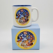 Vintage 1990 Happy Holidays Walt Disney Mug in Box Mickey Mouse &amp; Pinocchio - £14.52 GBP
