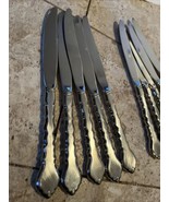 Oneida Community Betty Crocker CELLO Stainless Steel 5 Dinner Knives 2 S... - $337.84 MXN