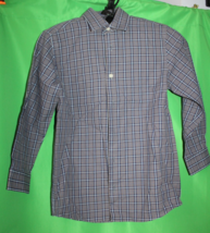 Kids Check Pattern Ike Behar Purple/ Blue Dress Shirt Long Sleeve Size 8... - $34.07 CAD