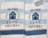 Set of 2 Same Printed Kitchen Towels (14&quot;x24&quot;) HOUSE, HOME SWEET HOME, TL - $11.87