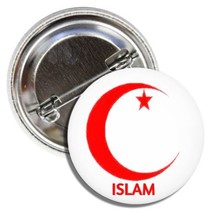 (5 pack) Moorish American Islam 1-1/2 inch button with locking pin back - $10.95 CAD