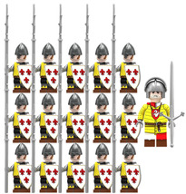 Wars of the Roses House of Lancaster Army Set F x16 Minifigure Lot - £22.24 GBP