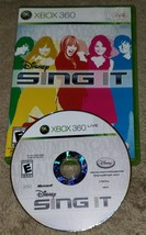 XBOX 360 Disney&#39;s Sing It - 35 Chart Topping Tunes! 1 To 8 Players - With Manual - £6.97 GBP