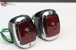 Early Chevy Truck Right Hand Tail Lamp Lights Custom Hot Rat Street Rod Pair New - £62.59 GBP