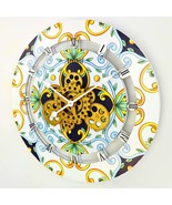 ITALY LINE WALL CLOCK ROUND 24 INCH ATRANI - $83.99+