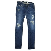 Hollister Distressed Blue Jeans Juniors Size 3R - £21.98 GBP