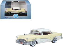 1955 Buick Century Condor Yellow and Dover White with Red Interior 1/87 (HO) Sca - £22.00 GBP