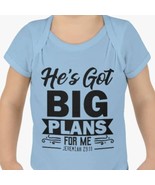 Baby Rib Infant Bodysuit &quot;He&#39;s Got Big Plans For Me&quot; - $19.77+