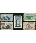 Civil War Centennial Series of Five Collectible Postage Stamps Scott 117... - $3.95