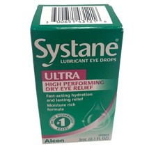 Systane Lubricant Eye Drops Dry Eye Relief Ultra High Performance .1oz E... - £7.98 GBP