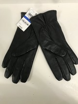 NEW Charter Club Women&#39;s Black Leather  Gloves Size XL - £38.12 GBP