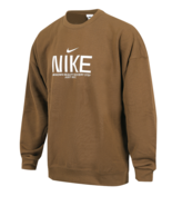 Nike Sportswear Club Overfit Crew Sweatshirt Men&#39;s Casual Top AsiaFit IM... - $92.56