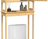 Songmics Over-The-Toilet Storage Cabinet, Natural Beige Ubts010N01, Spac... - $103.94