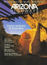 1991 JANUARY ARIZONA HIGHWAYS SECRETS TONTO BASIN ANSEL ADAMS KAYENTA MA... - $27.56