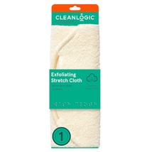 CleanLogic Sustainable Exfoliating Stretch Bath and Shower Wash Cloth, C... - £17.51 GBP