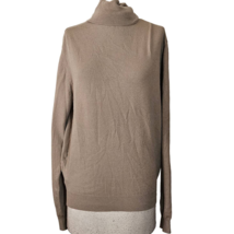 Brown Turtleneck Sweater Size Large  - £27.69 GBP