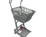 Barbie Shopping Cart Gray Plastic 7.5 inch - $6.92