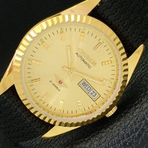 Mens Refurbished Old Citizen 8200 Japan Automatic Golden Dial Watch a426113-1 - $26.99