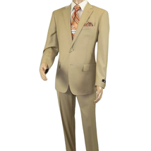 Men Renoir Suit Separate Super 140 Wool Two Button Classic Fit 508-4 Beige New image 7