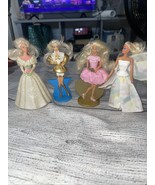 McDonalds Barbie Happy Meal Toys Barbie With Hair You Can Style 1993 4 pcs - $223.61 MXN