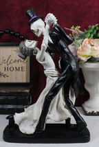 Day of The Dead Voxtrot Wedding Dance Skeletons Bride and Groom Couple Figurine - £37.79 GBP