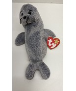 TY Beanie Baby - SLIPPERY the Seal (7 inch) - MWMTs Stuffed Animal Toy - $181.15 MXN